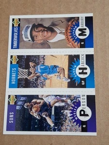 1996 STEPHON MARBURY UPPER DECK NBA ROOKIE CARD RC #M140 WESLEY PERSON HANCOCK - Picture 1 of 2