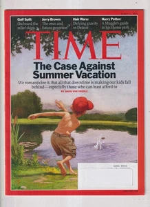 Time August 2, 2010 Case Against Summer Vacation, Gulf Spill, Jerry Brown, Harry - Picture 1 of 1