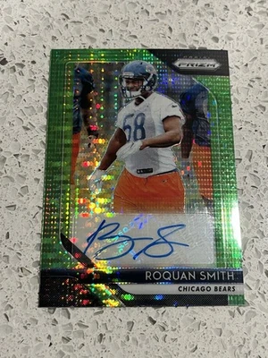 Panini Prizm Roquan Smith 2018 Green Pulsar Rookie radiocontrol automático SSP #RA-RS Foto 1 de 2