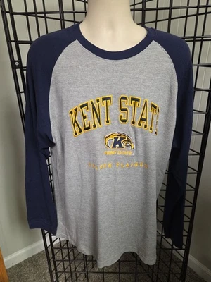 Kent State University Thermal Sweatshirt Mens Sz L KSU Golden Flashes Proplayer - Image 1 of 4
