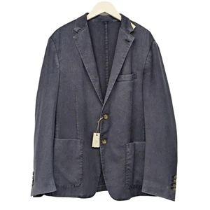 Veste manteau sport uni bleu marine Eleventy EU 50 US 40 neuf 995 $ laine poids moyen - Photo 1 sur 10
