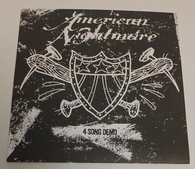 American Nightmare 4 song demo 7" NEW Hardcore Bane Suicide File Cold Cave Foto 1 de 2