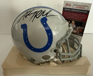 Anthony Richardson Signed Indianapolis Colts CHROME Mini Helmet JSA Certified - Picture 1 of 1