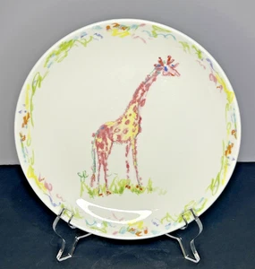 Tiffany Co “Tiffany Jungle” Childs 8” Giraffe Plate England 2002 REPLACEMENT - Picture 1 of 6