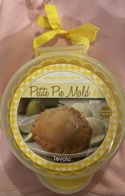 Molde para pastel Tovolo Petite con estuche y recetas pera amarilla - Nuevo Foto 1 de 2