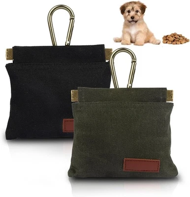 2 Piezas Bolsas de Golosinas para Perros para Entrenamiento de Mascotas, Mano Libre Cachorros Perros Bolsa de Golosinas con Coche Foto 1 de 4