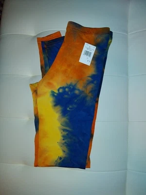 Leggings Pantalones Marca Daisy Tie Dye Pequeños Poliéster y Spandex  Foto 1 de 4