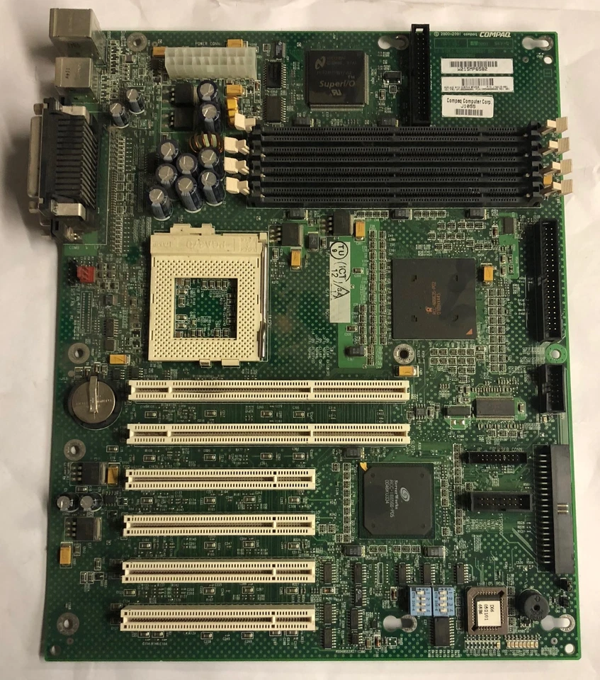 Compaq ProLiant ML330 G2 Server 6050A0008601 Motherboard- 176615‑001 - Image 1 of 1