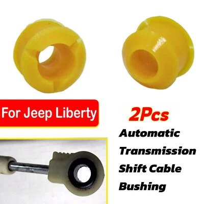 2PC For Jeep Liberty Automatic Transmission Shift Cable Repair Bushing Kit 02-12 Foto 1 de 4