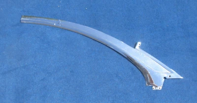 1956 1957 Lincoln Premier Rt. Interior Rear Roof Molding OEM FOMOCO Nice Chrome - Image 1 of 4