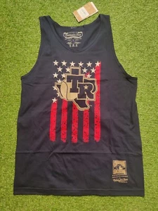 Mitchell & Ness Texas Rangers Men's Stars & Stripes Tank Top Navy Large NWT - Picture 1 of 6