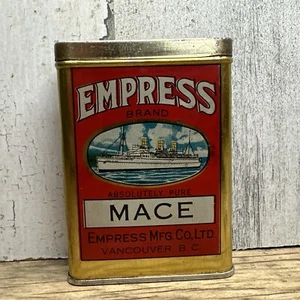 Vintage Empress Spice Tin - Mace-Vancouver BC Advertising - Picture 1 of 8