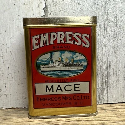 Vintage Empress Spice Tin - Mace-Vancouver BC Advertising - Image 1 of 4
