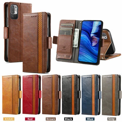 Leather Magnetic Wallet Case For Xiaomi Redmi Note 9 Pro Max 9 9C 10X Mi 10 Lite - Image 1 of 4