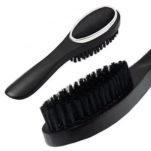 3 in 1 Wooden Clothes Brush Lint Remover and Shoe Horn UK - Picture 1 of 3
