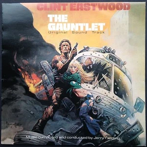 Jerry Fielding GAUNTLET Jazz-Funk Film Soundtrack LP Clint Eastwood Sondra Locke - Picture 1 of 12