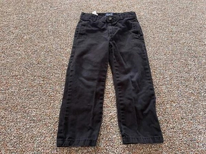 The Children's Place Boys Straight Black Pants Size 4 - Picture 1 of 4