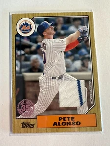 K119,064 - 2022 Topps '87 Topps Relics #87RPA Pete Alonso Jersey - Picture 1 of 1