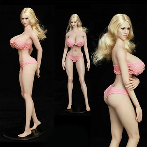 1/6 Scale 28XL Seamless Super Breast Silicone Body For KT Head 12'' Figure - Picture 1 of 13