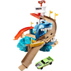 Hot Wheels Colour Shifter Sharkport Showdown Zestaw do zabawy zawiera zabawkowy samochód dla dzieci