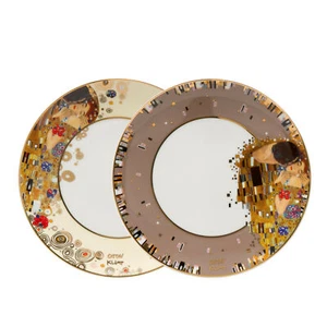 Gustav Klimt "Der Kuss" 2er Set Frühstücksteller - ARTIS ORBIS GOEBEL PORZELLAN