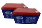 PAIR 12v 12AH HEAVY DUTY RECHAREABLE DEEP CYCLE GEL MOBILITY SCOOTER BATTERIES