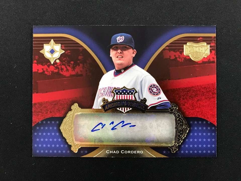 2007 Ultimate Collection #CC Chad Cordero America's Pastime Signatures Nationals - Image 1 of 2