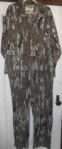 VINTAGE Redhead Trebark Camo Uninsulated Hunting Coverall Jumpsuit XL Oak WOW - Picture 1 of 11