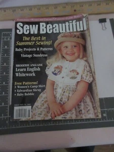 VTG. 2001 SEW BEAUTIFUL #76 MAGAZINE-PATTERNS+PAPER DOLLS, ETC.-Pgs108-Good-FS - Picture 1 of 16