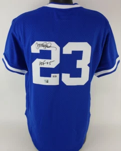 Ryne Sandberg Signed Chicago Cubs Mitchell & Ness Cooperstown Collection Jersey - Picture 1 of 7