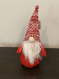 Christmas House Decor 14" Gnome Red & White - Picture 1 of 3