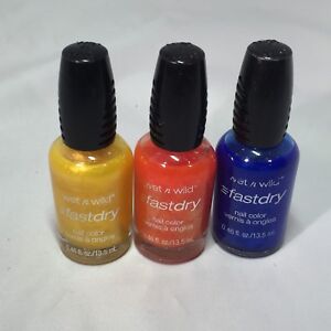 Wet N Wild FAST DRY Nail Color - CHOOSE YOUR COLOR! Quantity Discounts!
