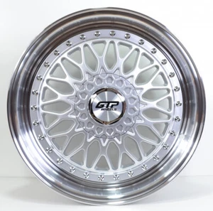 4x GTP WHEELS 072 FLOW FORMING 7,5x17" 5x100 ET35 73.1 Silber poliert TÜV Gut... - Bild 1 von 1