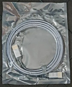UHD 8K DisplayPort Cable 10FT 8K@60hz, 4K@144hz32.4Gbps, HDR, DP to DP Cord - Picture 1 of 3