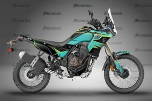 FIT:YAMAHA TENERE 700 2019- 2020-2022 Fluo Graphic-Decal kit - Picture 1 of 6