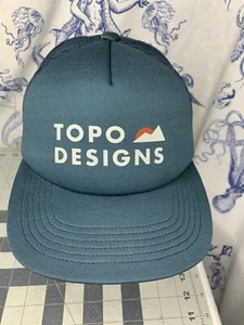 Topo Designs Foam Trucker Hat Sea Foam Green, Used (D2) - Picture 1 of 9