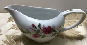 W Vintage Dawn Rose Fine China Gravy Boat Made In Poland - Picture 1 of 5
