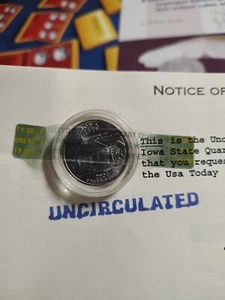Uncirculated Iowa State Quarter 2004 - Picture 1 of 5