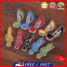 2/5Pcs Music Book Page Holder Multicolor Music Note Clips for Notebook