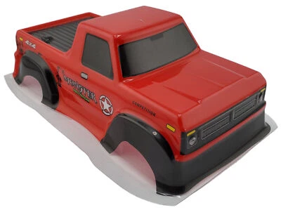 NHX RC Painted Body for Axial SCX24 / 1/24 Scale Crawler / Trucks - Red - Image 1 of 4