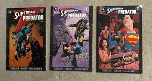 DARK HORSE COMICS & DC COMICS SUPERMAN Vs. PREDATOR (2000) #1 #2 #3 GN SET NM - Imagen 1 de 8