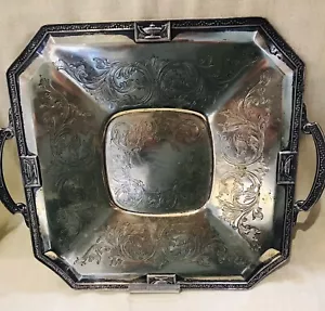 L.B.S. Co Boston Mass. NS Square Tray - Picture 1 of 12