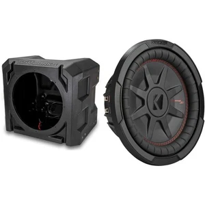 SSV Works US-10U Sub Enclosure with 2 10" Shallow Mount Subs 4-OHM DVC 400W RMS - Picture 1 of 7