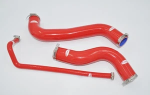 TT Racing Silicone Radiator Hose Kit Fits Subaru WRX 2015 Red - Picture 1 of 6