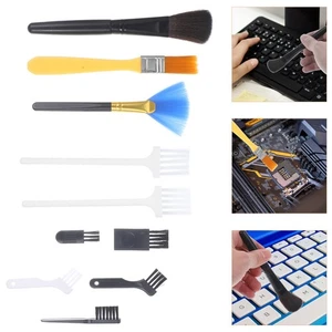 10 Pcs Plastic Computer Cleaning Brush Set Portable Dust Removal Kit - Picture 1 of 12