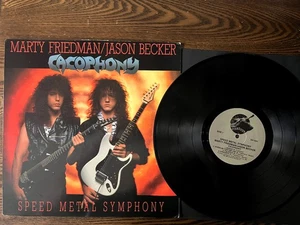 Cacophony Speed Metal Symphony 1987 Vinyl Shrapnel Records Friedman Becker - Picture 1 of 7