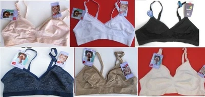 New Hanes CustomFlex Fit Wirefree lightly lined G795/HU11/HB95 Sz S-L pick 1 - Image 1 of 2