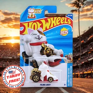 Hot Wheels 2025 Case N Feline Lucky Maneki-Neko Cat - International Card #234 - Bild 1 von 3