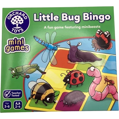 ORCHARD TOYS Little Bug Bingo Game Fun Minibeasts Age 3-6 2-4 Players TH - Image 1 of 3