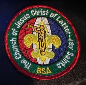 Kirche Jesu Christi der Heiligen der Letzten Tage HLT-Pfadfinder Pfadfinder BSA Aufnäher - Bild 1 von 1